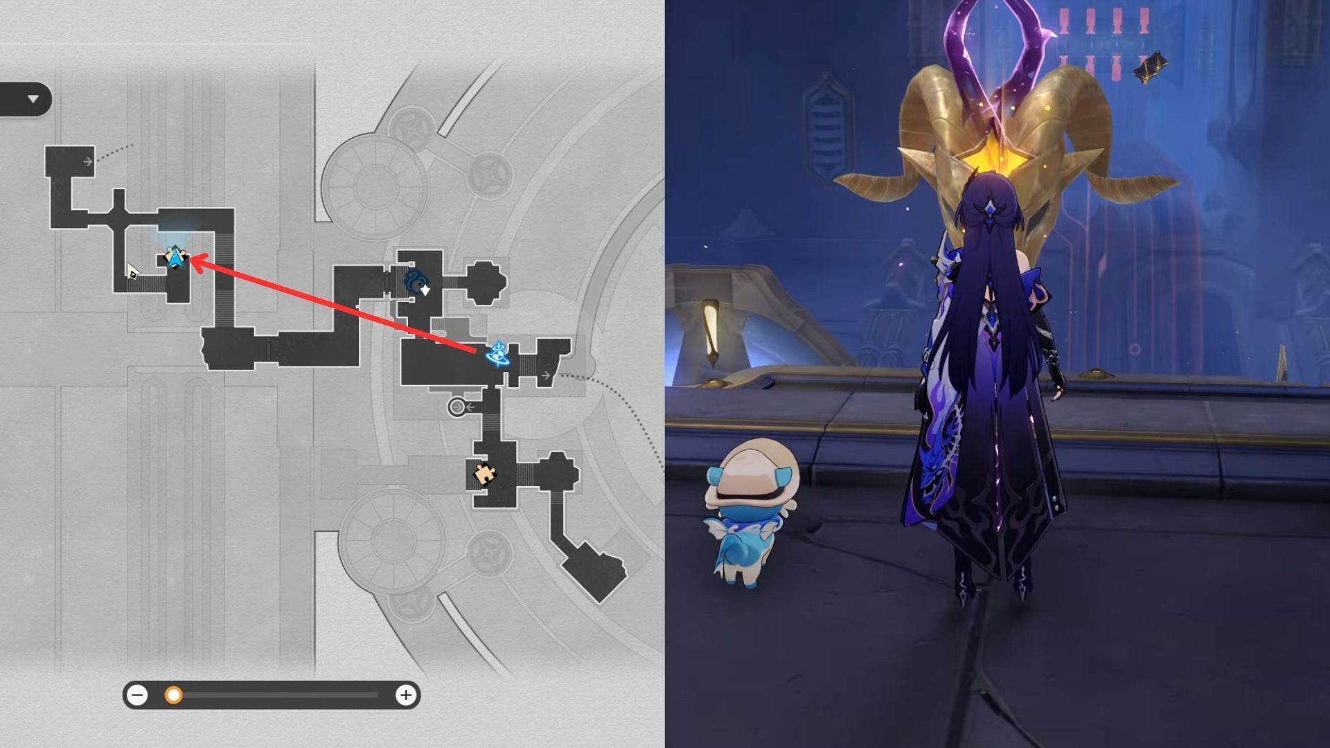 Third Golden Scapegoat puzzle location (Image via HoYoverse)